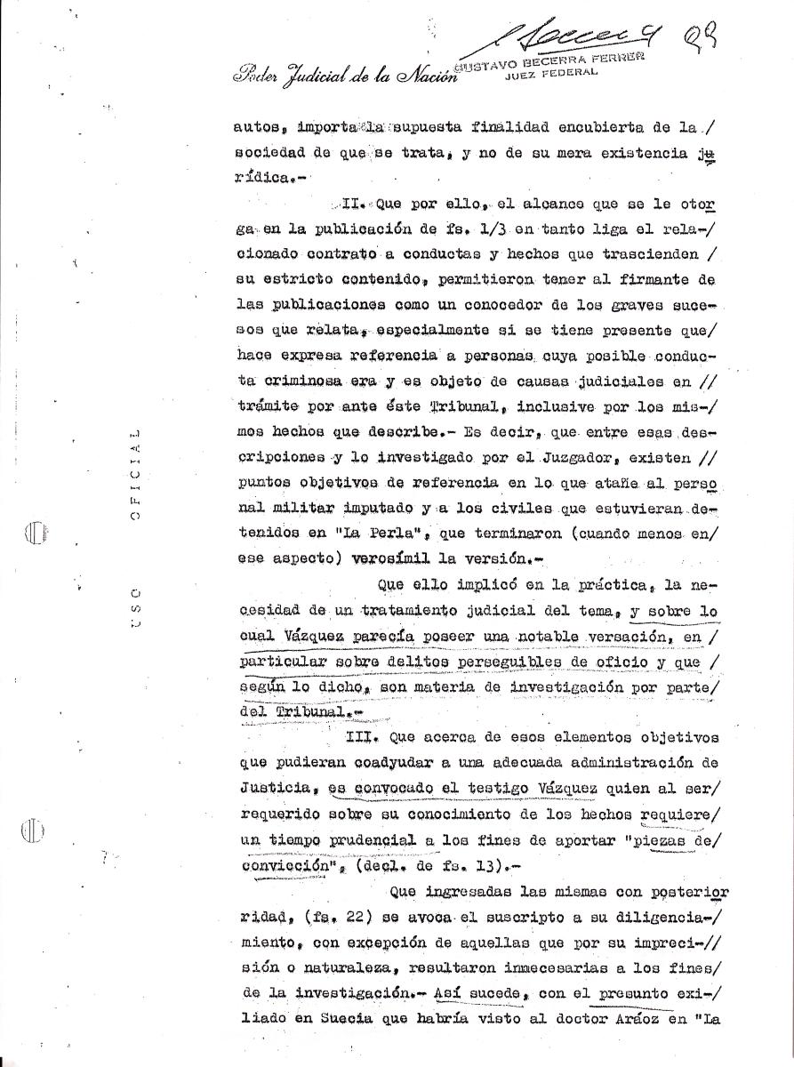 Sentencia "La Bolsa del Mueble" Disculpas del Periodista 4