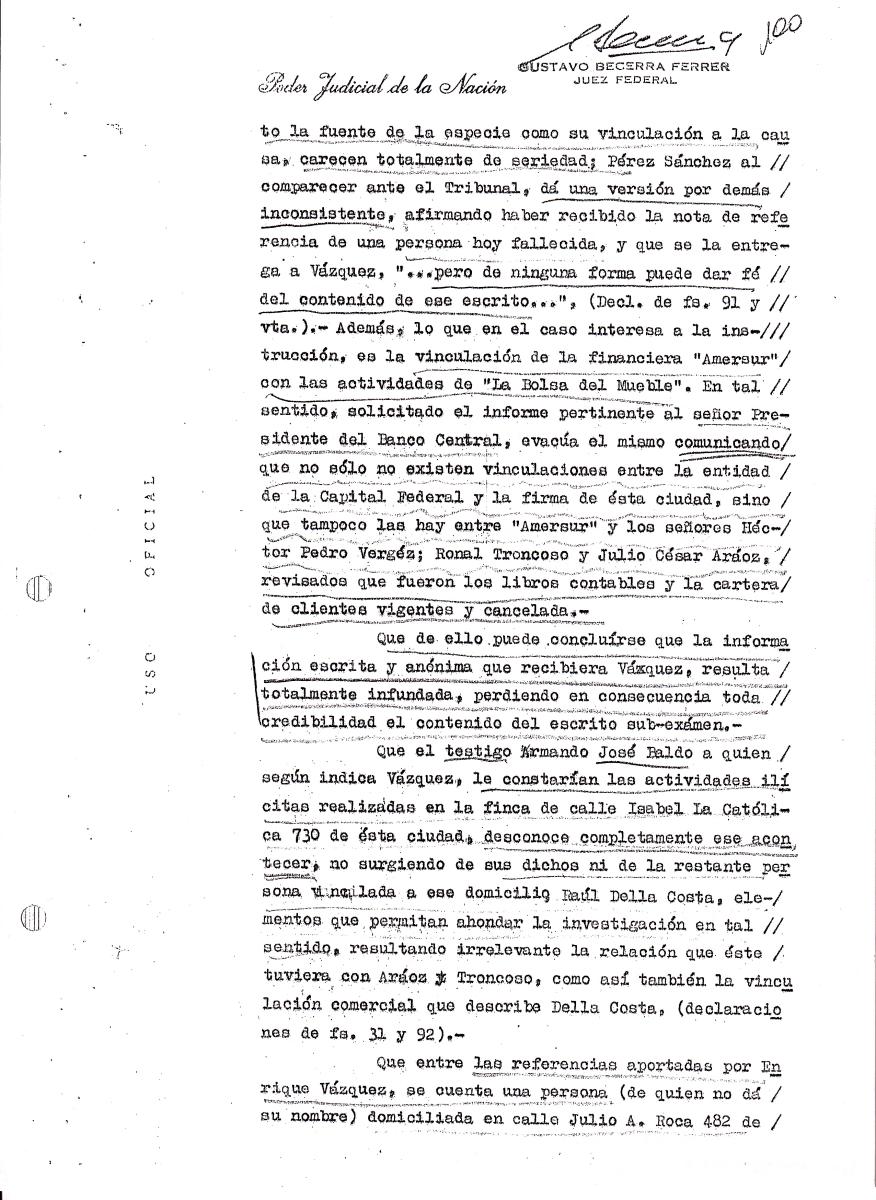 Sentencia "La Bolsa del Mueble" Disculpas del Periodista 6