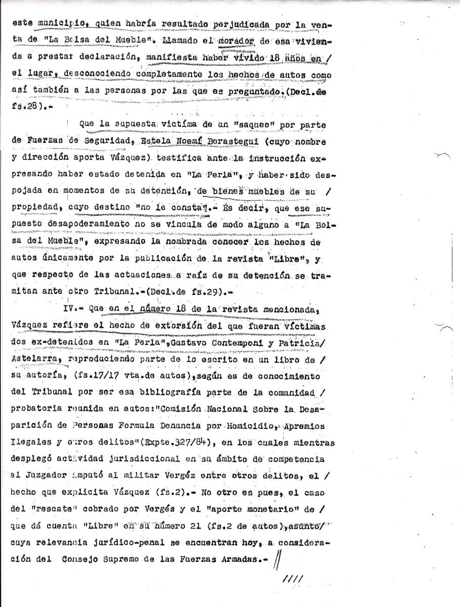 Sentencia "La Bolsa del Mueble" Disculpas del Periodista 7