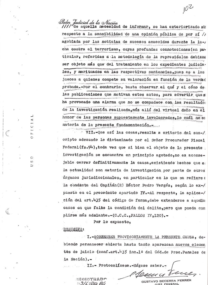 Sentencia "La Bolsa del Mueble" Disculpas del Periodista 10